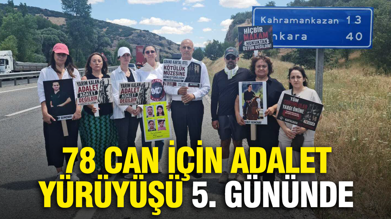 78 can icin adalet yuruyusu 5 gununde yuruyuse milletvekili hakim ve depremzede avukat katildi VJMd3tFV